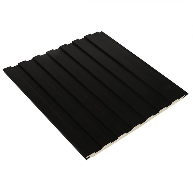 Metal Wall Panels PU Foam Fireproof Insulated Wall Cladding 16mm